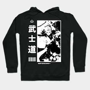 Samurai Streetwear - Black Hoodie